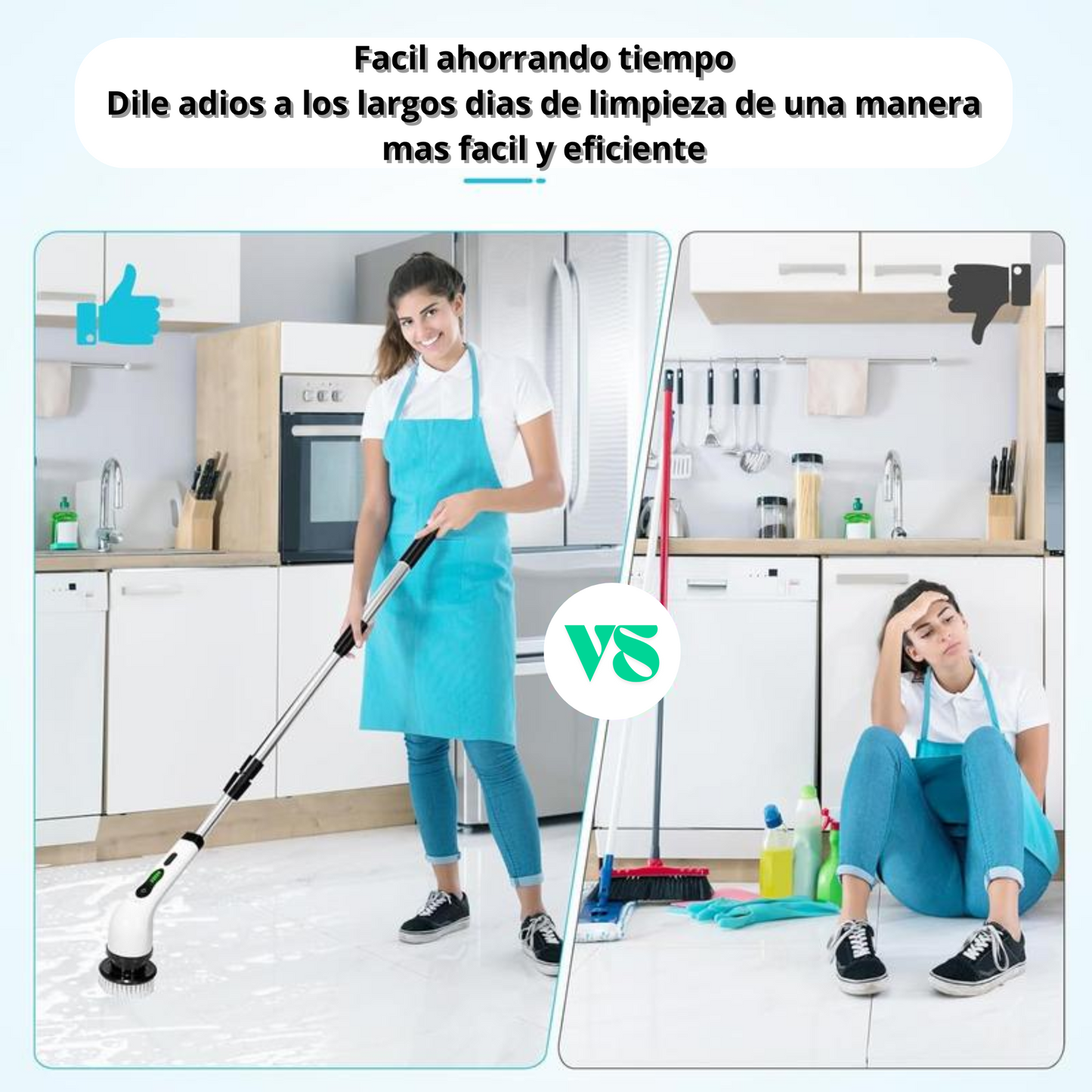Escoba Eléctrica Multiusos