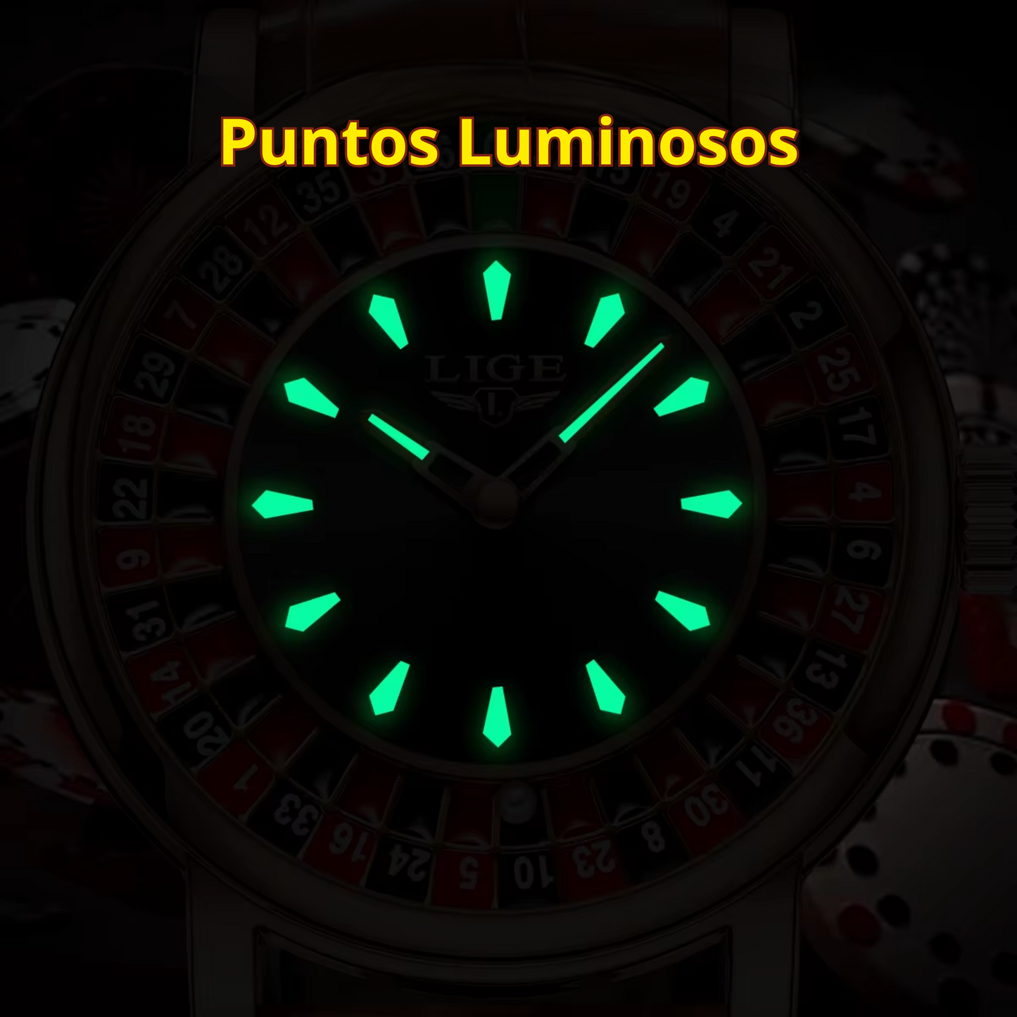 Reloj Vegas Roulette Para Caballeros