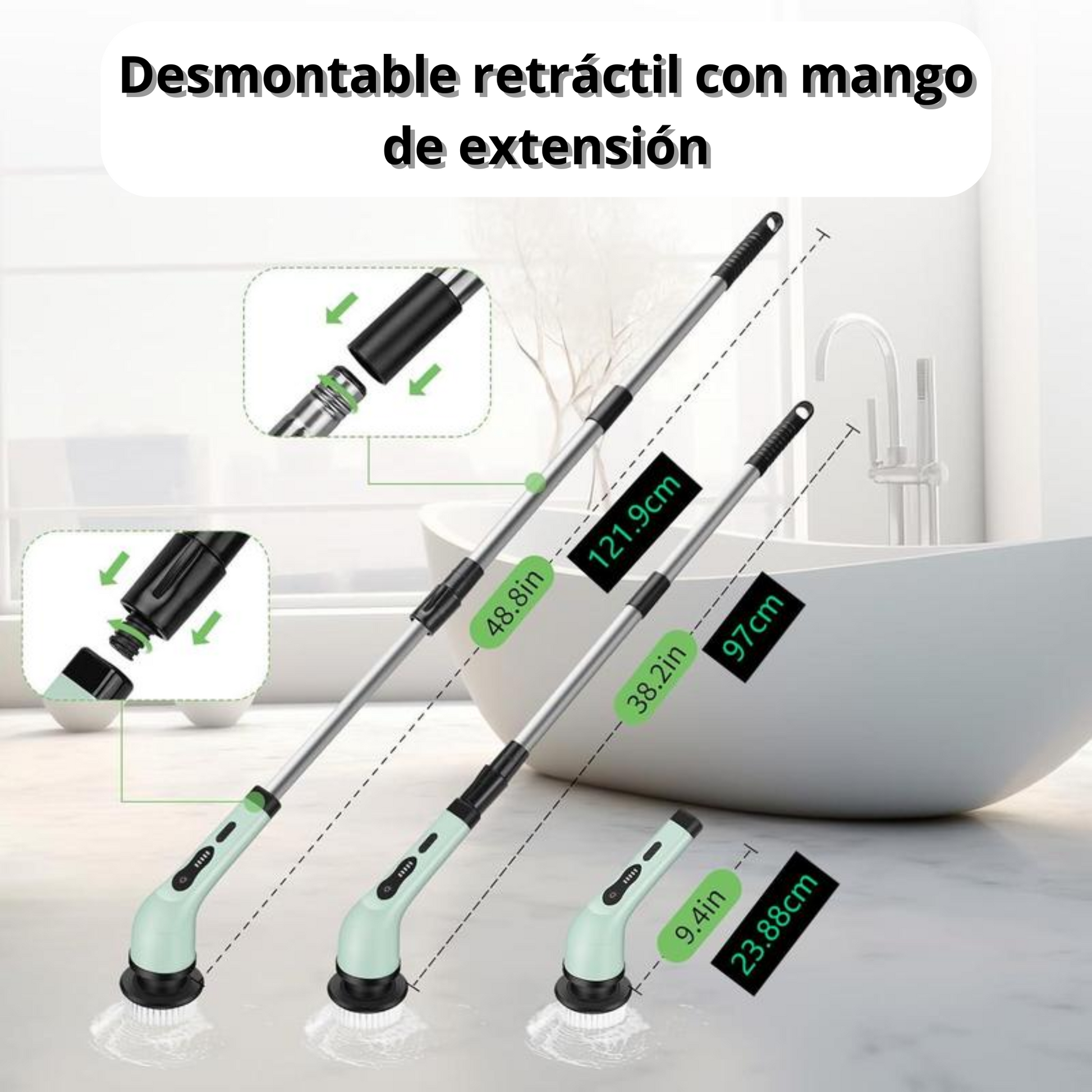Escoba Eléctrica Multiusos