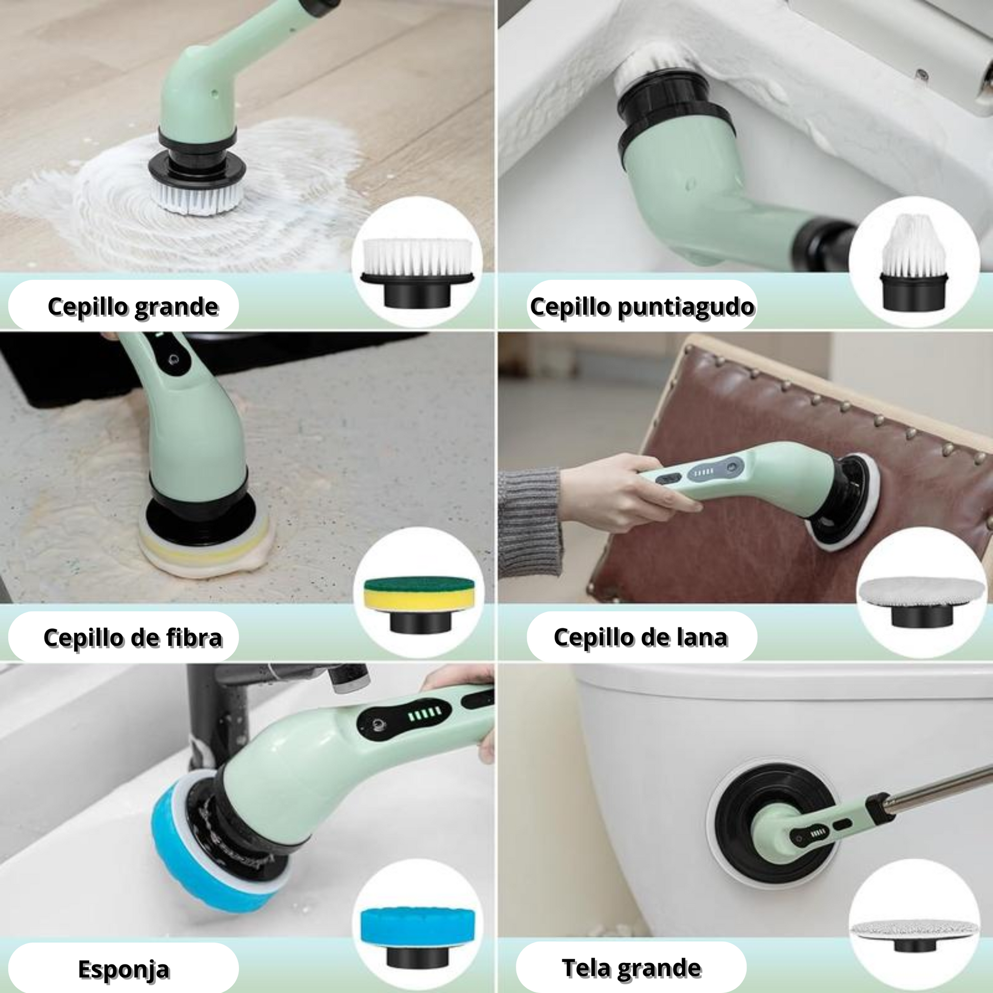 Escoba Eléctrica Multiusos