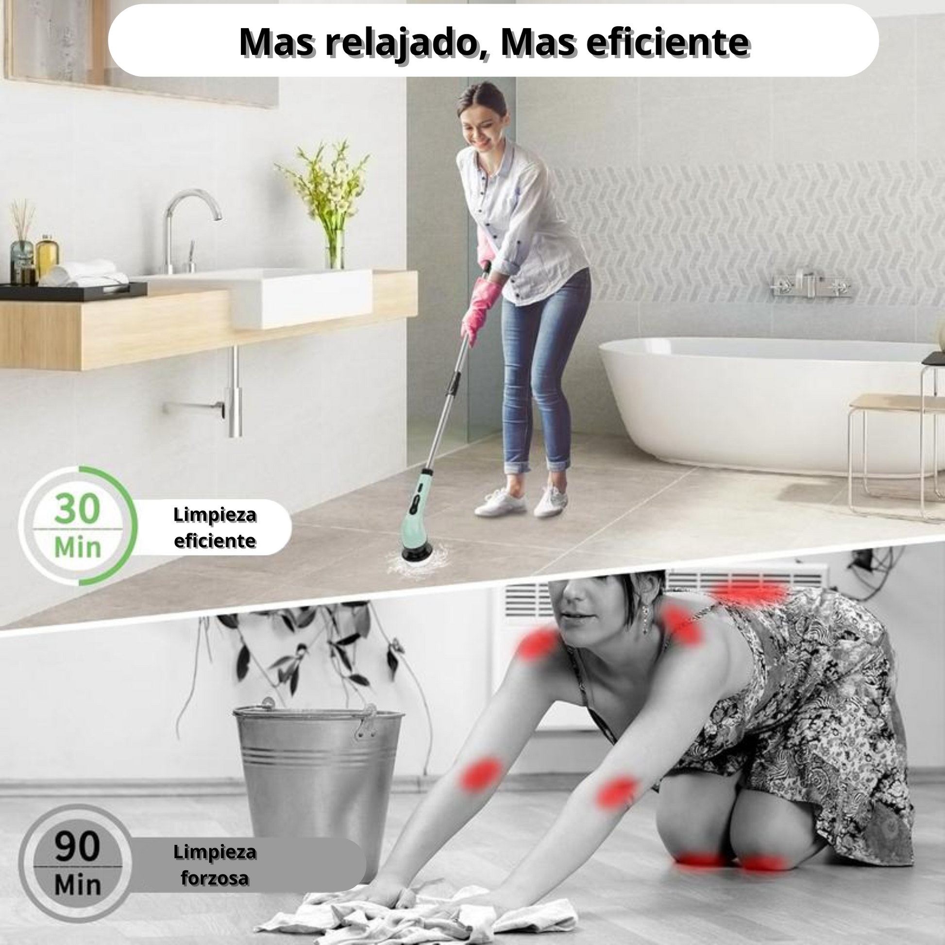 Escoba Eléctrica Multiusos