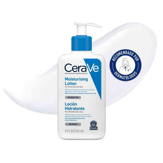 CeraVe Loción Hidratante, Para Piel Seca de 236Ml