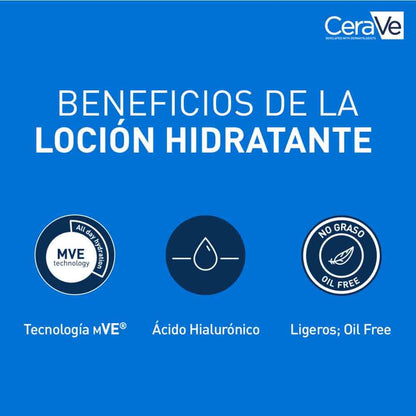 CeraVe Loción Hidratante, Para Piel Seca de 236Ml